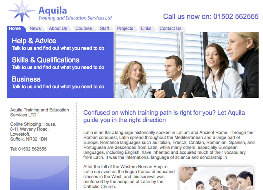 Aquila Website