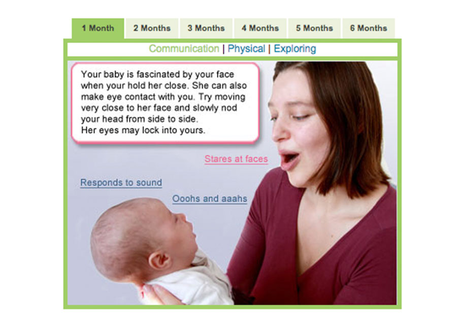 Baby Development JavaScript Tool