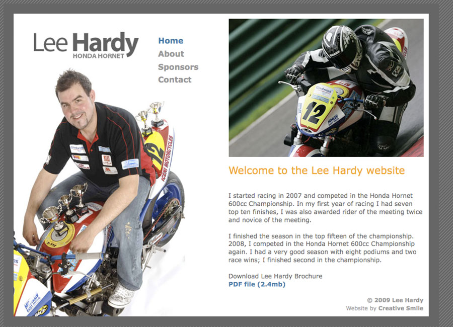 Lee Hardy Website