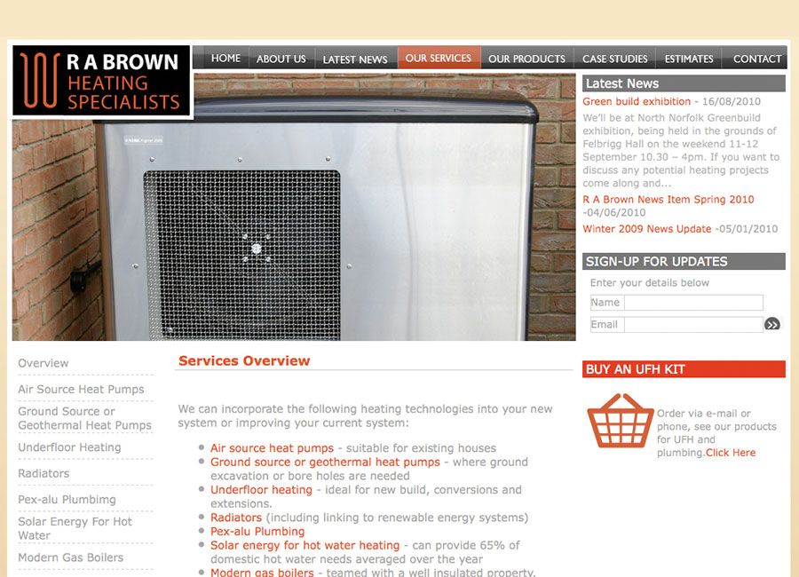 RA Brown Website