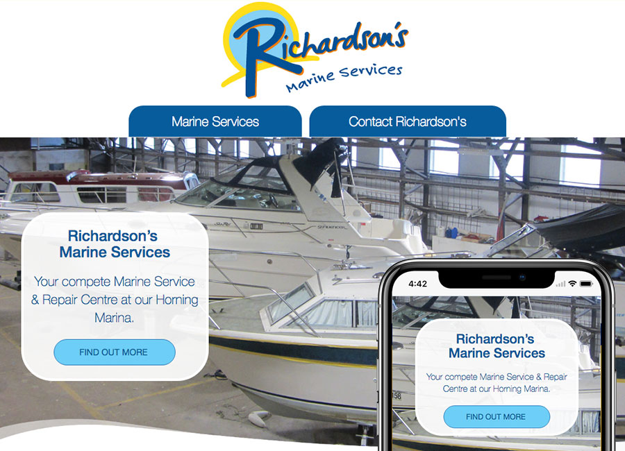 Richardson's Marine Services Website